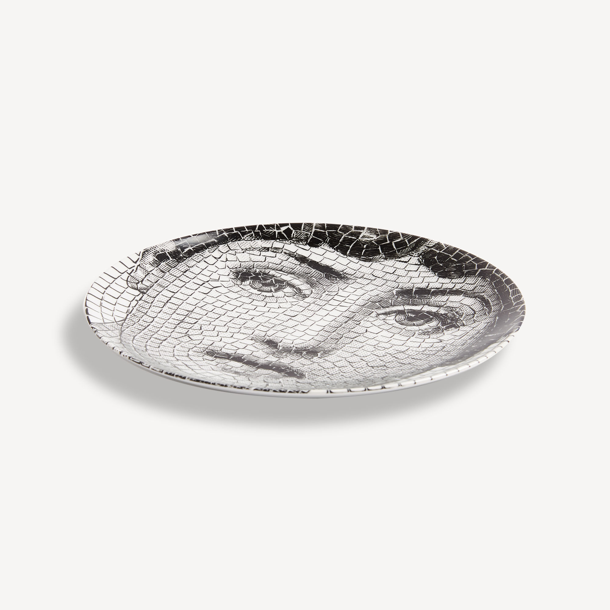 その他 fornasetti Wall plate Tema e Variazioni n.31 in White/Black | Fornasetti®