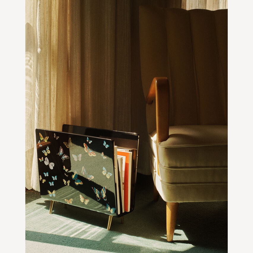 FORNASETTI Magazine rack Farfalle Multicolour C40Y410FOR21NER