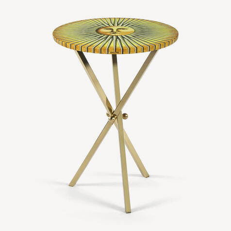 FORNASETTI Coffee Table Sole Splendente Yellow/Black M17Y247TOFOR22GIA