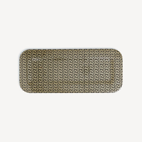 FORNASETTI Tray Greca Gold/Black C21Z403FOR23ORO
