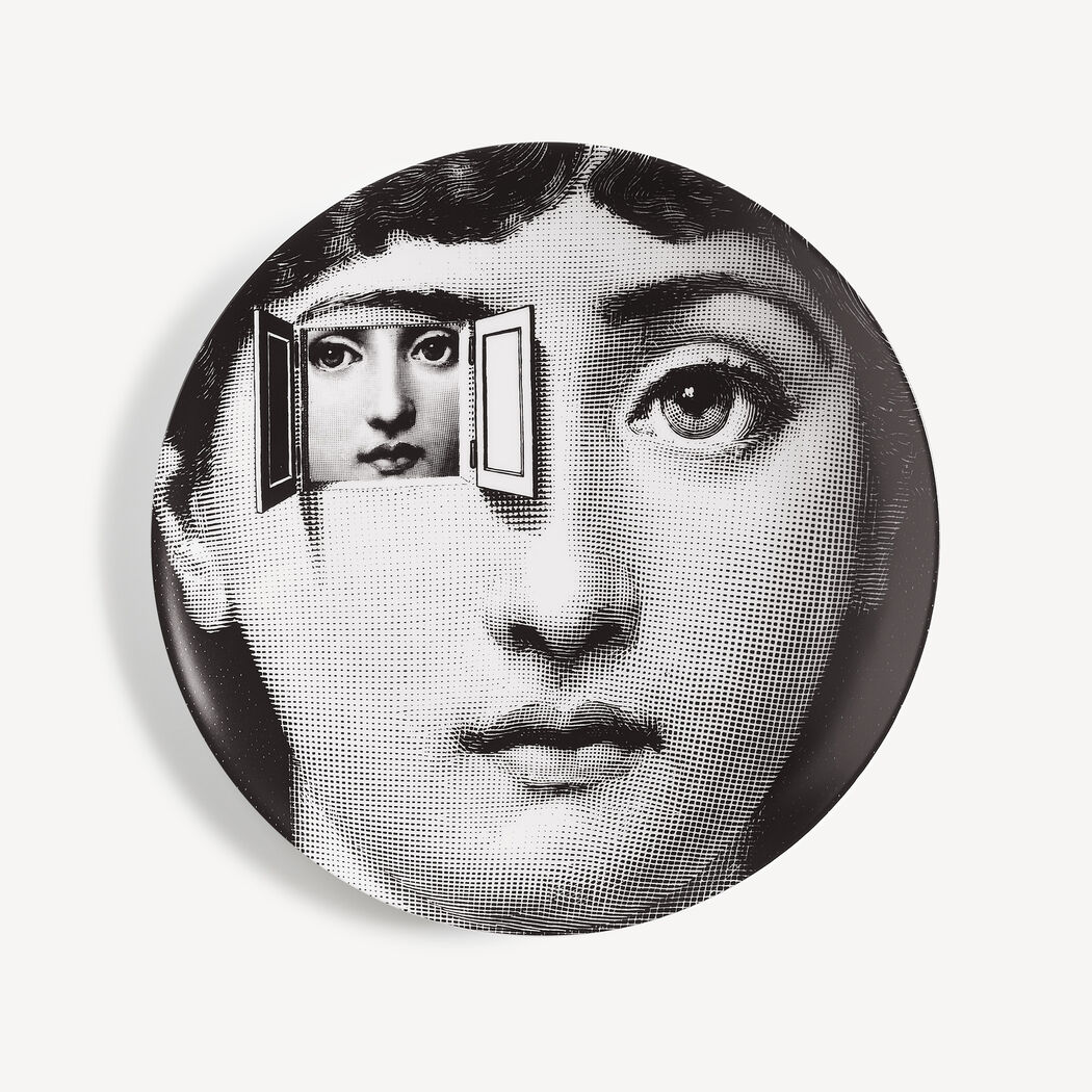 Fornasetti Theme and Variations Black and White Two Faces