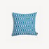 FORNASETTI Outdoor cushion Losanghe turquoise/white PILL057E40FOR22TUR