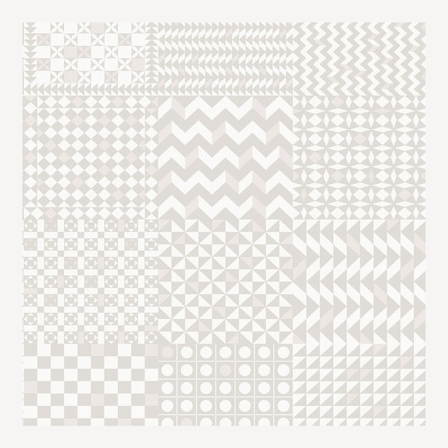 Fornasetti Wallpaper Geometrico In Grey