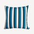 FORNASETTI Outdoor cushion Rigato turquoise/white/black PILL395E60FOR22TUR