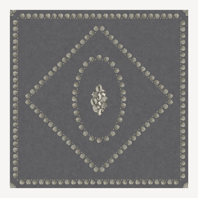 Fornasetti Wallpaper Conchiglie In Gray