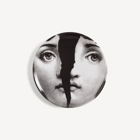 FORNASETTI Coaster Tema e Variazioni n.10 White/Black P17X010FOR21BIA