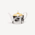 FORNASETTI Teapot Tema e Variazioni white/black/gold P22Z345FOR21ORO