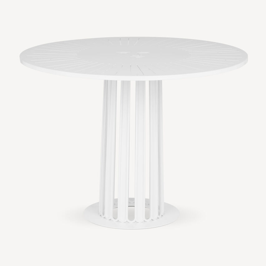 FORNASETTI Outdoor Table Ara Solis White M20E001FOR22BIA