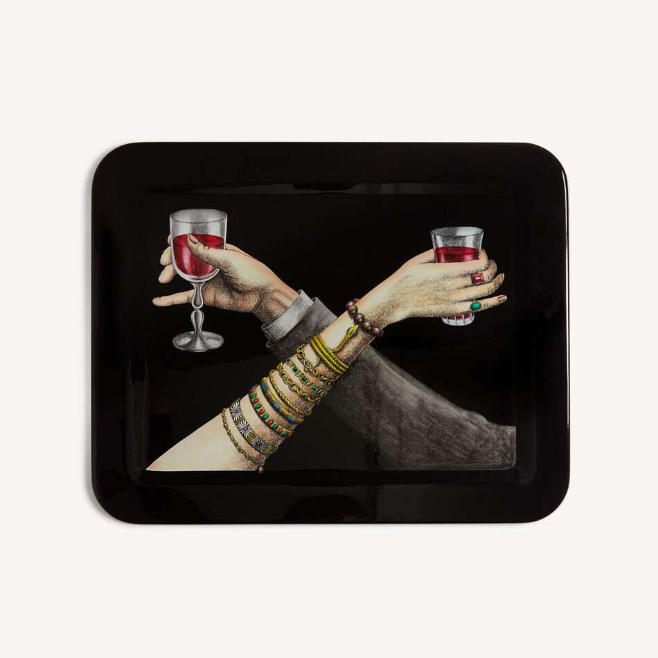 FORNASETTI Tray Brindisi Multicolour C24Y187FOR21NER