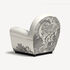 FORNASETTI Vanity Fair XC Armchair Imagine Edition White/Grey FOFRAUFOR24BIA