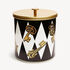 FORNASETTI Ice bucket Chiavi oro e Rombi white/black/gold C15Z167FOR22BIA
