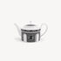 FORNASETTI Teapot Facciata Quattrocentesca white/black P22X200FOR21BIA