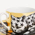 FORNASETTI Tea cup High Fidelity Stellato White/Black/Gold P39Z2893FOR21ORO