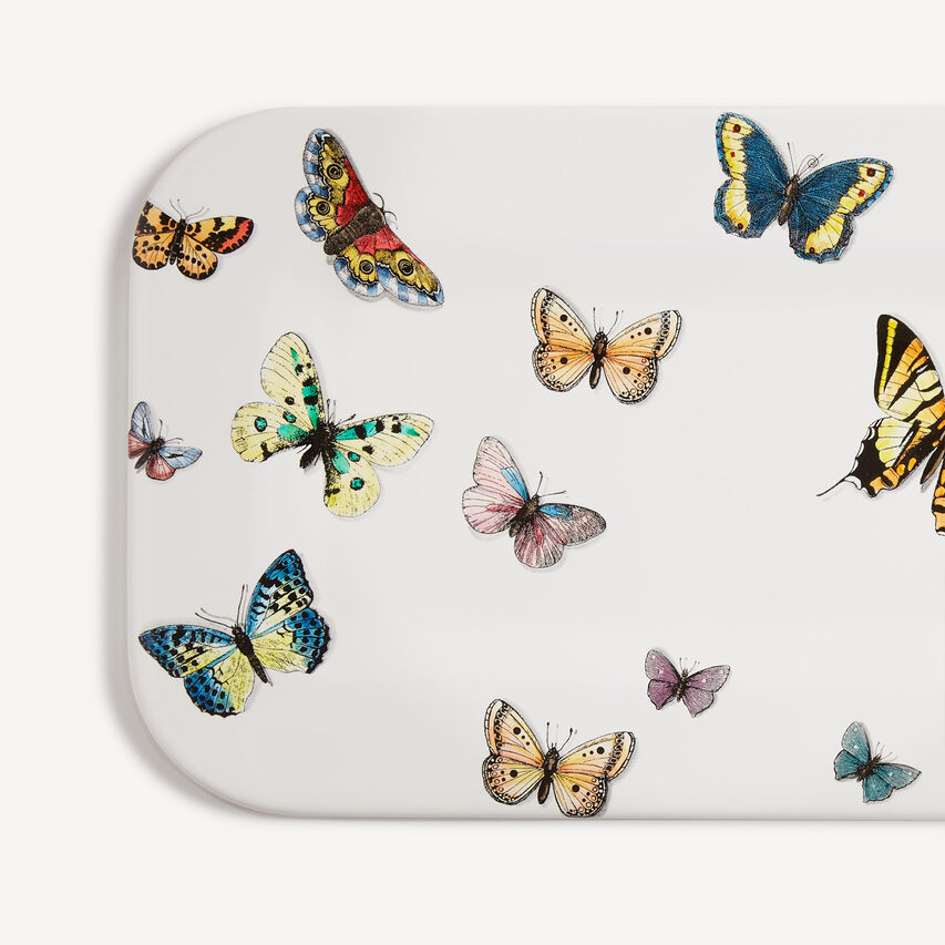 FORNASETTI Tray Farfalle Multicolour C21Y014FOR21BIA