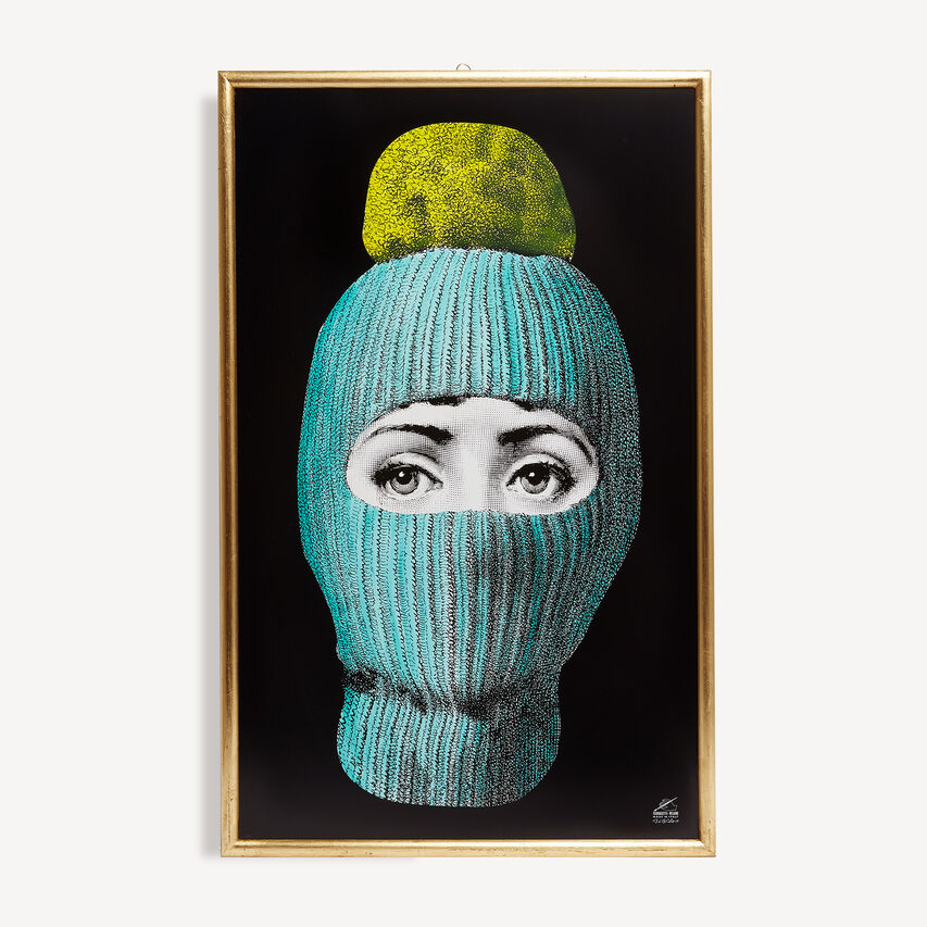 FORNASETTI Panel Lux Gstaad Turquoise/Yellow/Black C48Y511FOR21TUR