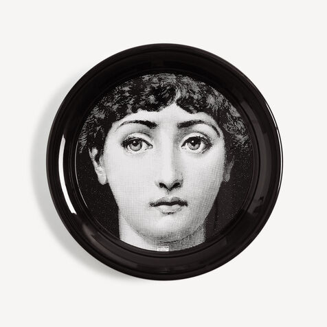 FORNASETTI Tray Tema e Variazioni n.1 White/Black C26X193FOR21BIA