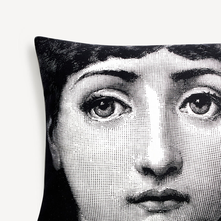 FORNASETTI Cushion Tema e Variazioni n. 1-6 White/Black PILLTV012FOR24BIA