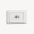 FORNASETTI Rectangular ashtray Giardino Settecentesco White/Black/Platinum P37W128FOR23PLA