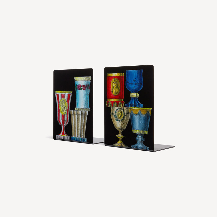 FORNASETTI Bookends Bicchieri di Boemia Multicolour C17Y145FOR21NER