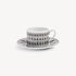 FORNASETTI Tea cup Architettura White/Black P39X441FOR21BIA