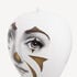 FORNASETTI Vase Clown maxi White/Black/Gold FOR10497FOR21ORO