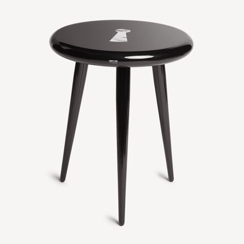 FORNASETTI Stool Serratura White/Black M29X108FOR21NER