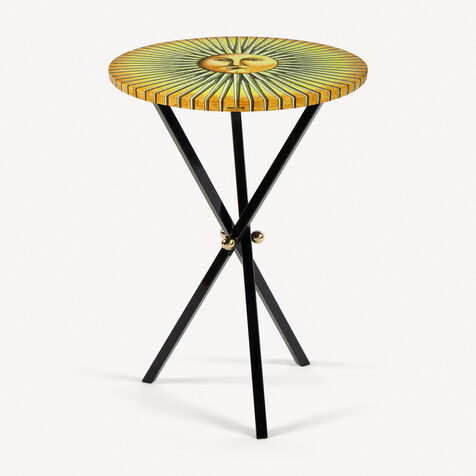 FORNASETTI Coffee Table Sole Splendente Yellow/Black M17Y247TNFOR24GIA