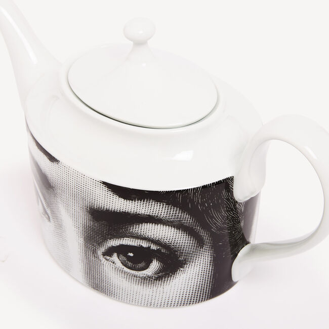 Shop Fornasetti Teapot Tema E Variazioni In White/black
