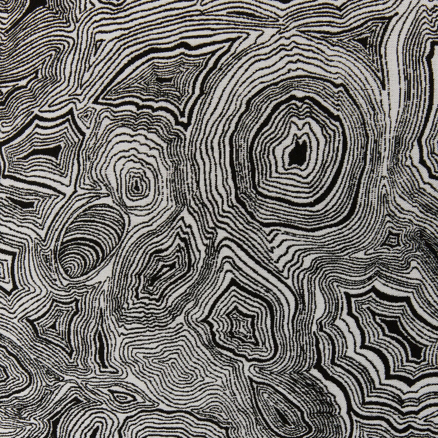 FORNASETTI Outdoor cushion Malachite White/Black PILL106E40FOR22BIA