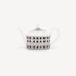 FORNASETTI Teapot Architettura white/black P22X441FOR21BIA