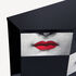 FORNASETTI Small cabinet polyhedric Kiss Red/White/Black M38Y005POFOR24ROS