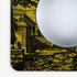 FORNASETTI Frame with convex mirror Giardino Settecentesco Black/Yellow C34Y133BOFOR23GIA
