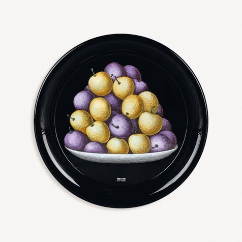 FORNASETTI Round tray Prugne Multicolour C26Y168FOR24NER