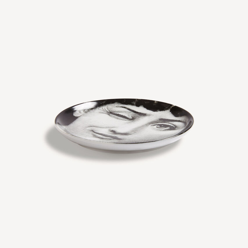 FORNASETTI Decorative holder Tema e Variazioni n.130 White/Black P63X130FOR21BIA