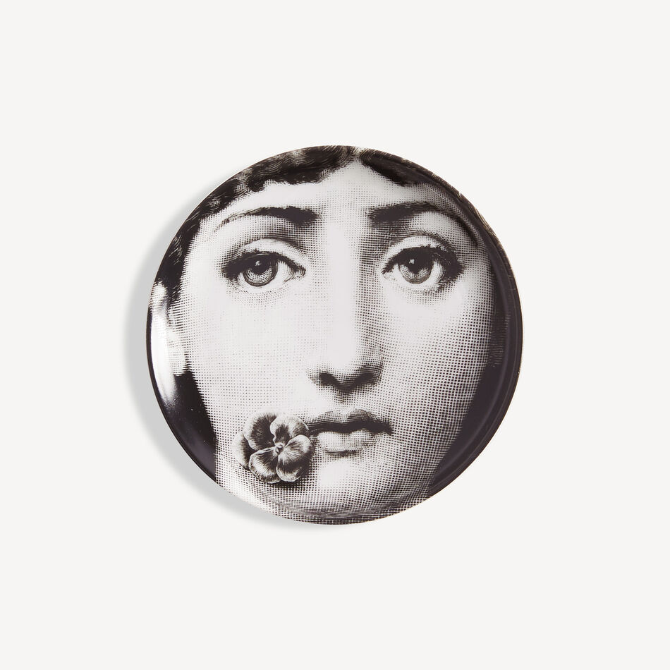FORNASETTI Decorative holder Tema e Variazioni n.137 White/Black P63X137FOR21BIA