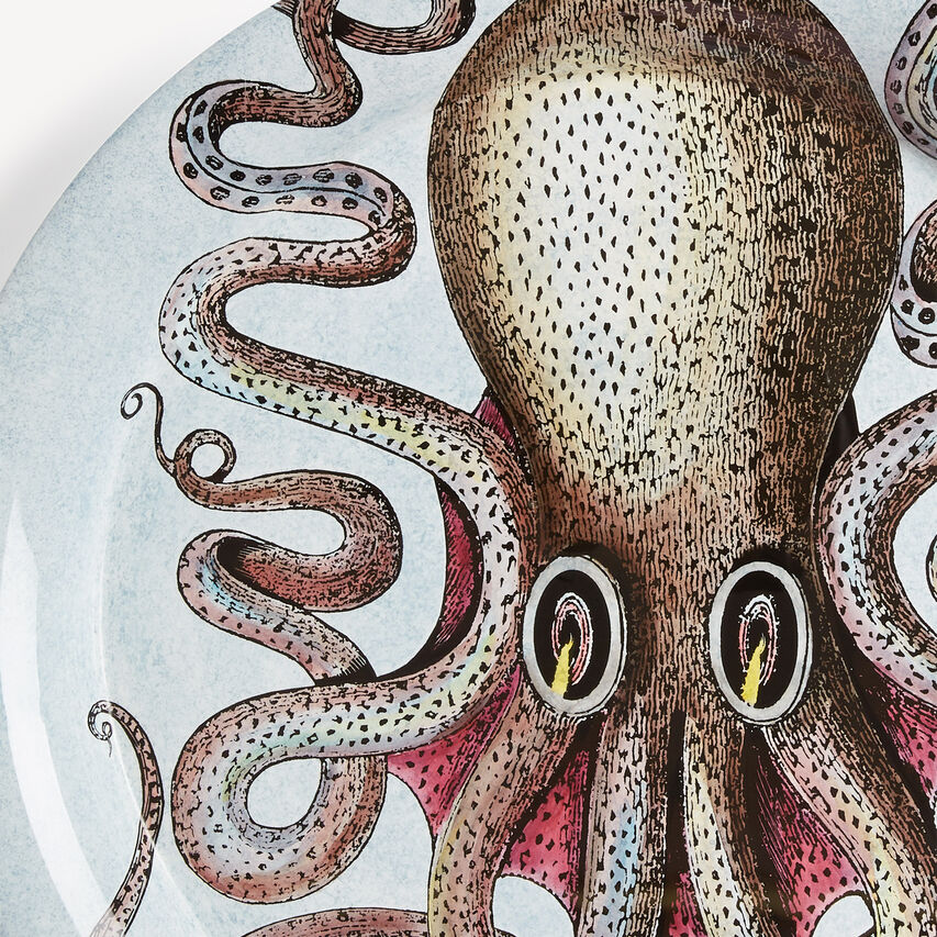 FORNASETTI Tray Polipo Multicolour C26Y011FOR21AZZ