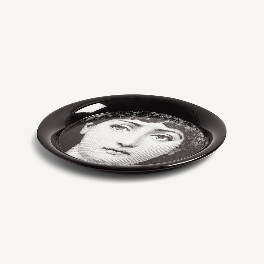 FORNASETTI Tray Tema e Variazioni n.1 White/Black C26X193FOR21BIA