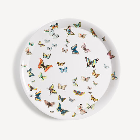 FORNASETTI Tray Farfalle Multicolour C32Y014FOR21BIA
