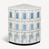 FORNASETTI Corner cabinet Architettura celeste White/Black/Light Blue M49Y417FOR21AZZ