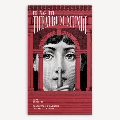FORNASETTI Theatrum Mundi Catalogue White/Black/Red CATTHMUNDIFOR21ROS