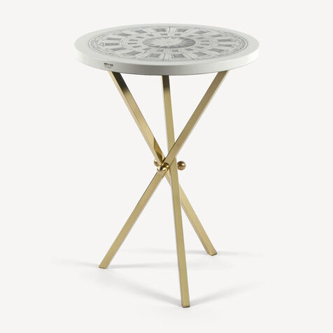 FORNASETTI Coffee Table Cortile White/Black M17X174TOFOR22BIA