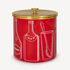 FORNASETTI Ice bucket Ricette Cocktail Red/White C15Y156FOR24ROS