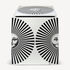 FORNASETTI Cube with drawer Sole Raggiante White/Black M03X032FOR23BIA