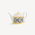 FORNASETTI Teapot Cammei white/black/gold P22Z292FOR21ORO
