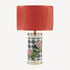 FORNASETTI Semi-cylindrical lampshade in pleated fabric Red PAR026FOR23ROS