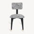 FORNASETTI Upholstered chair Malachite White/Black M66Y102POFOR24BIA